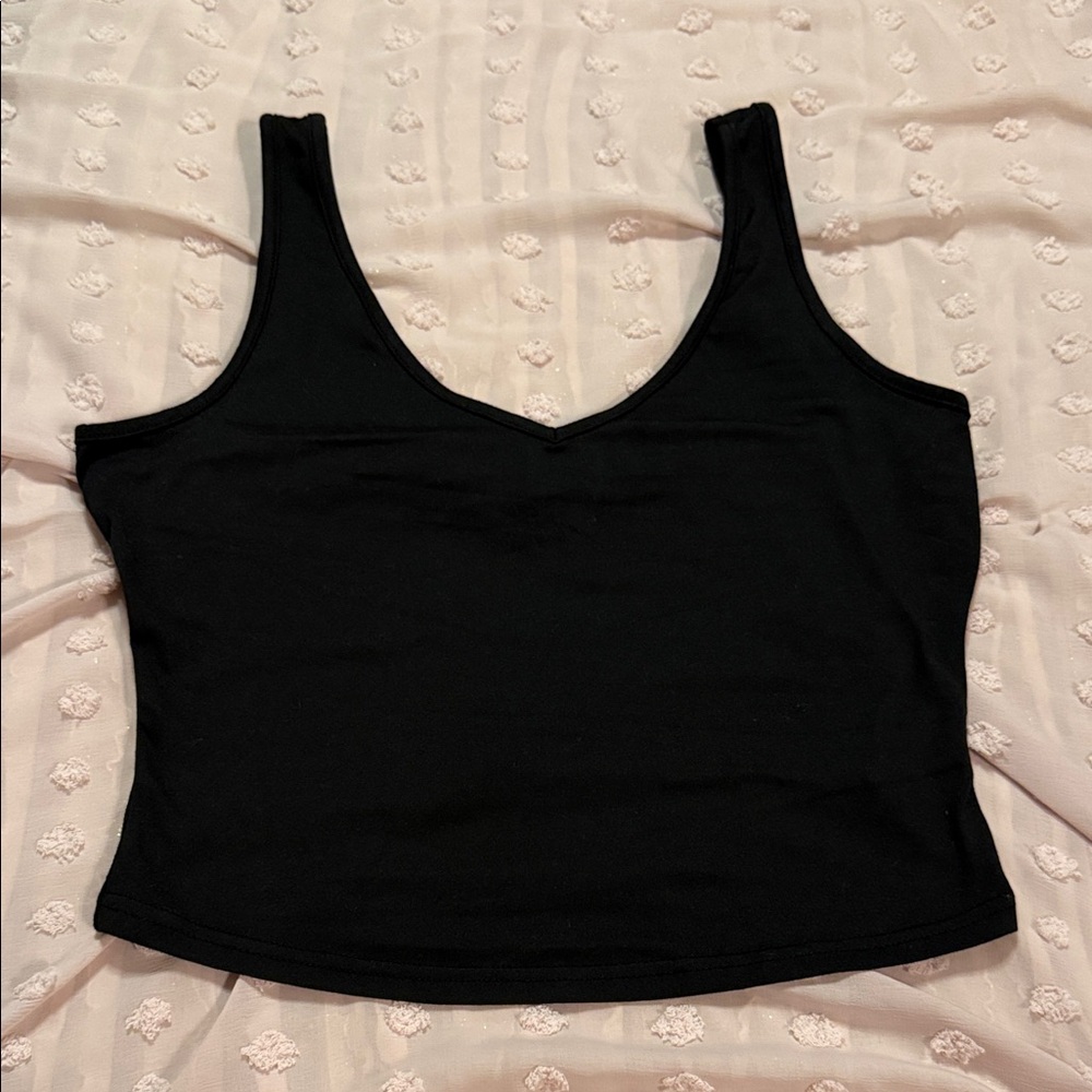 SHEIN Elegant Black Camisole Top